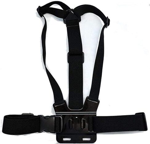 Navitech Adjustable Elastic Body Harness Strap = Compatible with The eecoo 4K Acton Camera in Kuwait