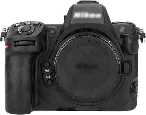 Kiorafoto Anti-Scratch Anti-Wear Camera Skin Cover Protector Film for Nikon Z 8 Z8 FX-format Mirrorless Camera Body Protective Decoration Sticker - Black in Saudi Arabia