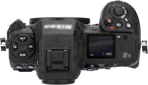 Kiorafoto Anti-Scratch Anti-Wear Camera Skin Cover Protector Film for Nikon Z 8 Z8 FX-format Mirrorless Camera Body Protective Decoration Sticker - Black in Saudi Arabia