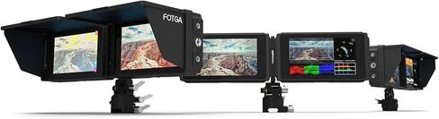 Fotga E50S 5inch Ultra Bright 2500nits Touch Screen Camera Field Monitor,Wavaform,Vector,4K HDMI Input/Output,3G SDI,Dual Battery Slot,Daylight Visibility 2200,IPS,for DSLR Video Cinema Camera … in Saudi Arabia