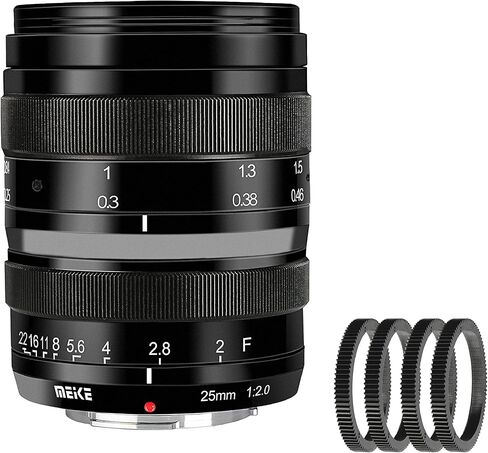 Meike 25mm F2.0 APS-C Large Aperture Wide Angle Manual Lens Compatible with Sony E Mount Mirrorless Cameras NEX 3 3N 5 NEX 5T NEX 5R NEX 6 7 A6400 A5000 A5100 A6000 A6100 A6300 A6500 A6600 in Saudi Arabia