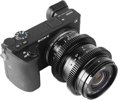 Meike 25mm F2.0 APS-C Large Aperture Wide Angle Manual Lens Compatible with Sony E Mount Mirrorless Cameras NEX 3 3N 5 NEX 5T NEX 5R NEX 6 7 A6400 A5000 A5100 A6000 A6100 A6300 A6500 A6600 in Saudi Arabia