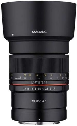 Samyang 85mm F1.4 Weather Sealed High Speed Telepoto Lens for Nikon Z Mirrorless Cameras in Saudi Arabia