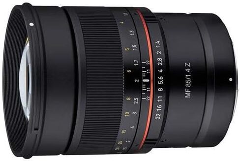 Samyang 85mm F1.4 Weather Sealed High Speed Telepoto Lens for Nikon Z Mirrorless Cameras in Saudi Arabia