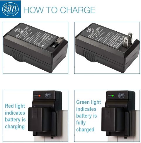BM Premium 2 VW-VBT380 Batteries and Charger for Panasonic HC-V800K, HC-VX1K, HC-WXF1K, HCV510, HCV520, HC-V550, HCV710, HC-V720, HC-V750, HC-V770, HC-VX870, HC-VX981, HCW580, HC-W850, HC-WXF991 in Saudi Arabia