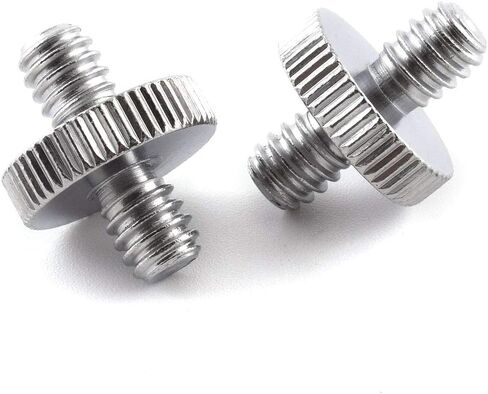 1/4 بوصة - 20 ذكر إلى 1/4 بوصة - 20 ذكر برغي كاميرا ثلاثي مهايئ ، حزمة SDTC Tech 2 حزمة من موصل محول الكاميرا لتركيب سريع الإصدار in Kuwait