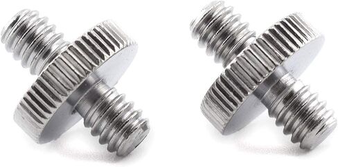 1/4 بوصة - 20 ذكر إلى 1/4 بوصة - 20 ذكر برغي كاميرا ثلاثي مهايئ ، حزمة SDTC Tech 2 حزمة من موصل محول الكاميرا لتركيب سريع الإصدار in Kuwait