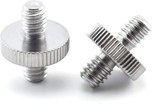 1/4 بوصة - 20 ذكر إلى 1/4 بوصة - 20 ذكر برغي كاميرا ثلاثي مهايئ ، حزمة SDTC Tech 2 حزمة من موصل محول الكاميرا لتركيب سريع الإصدار in Kuwait