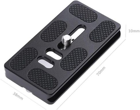 AKOAK 70mm Camera Quick Release Plate Fits Arca-Swiss Standard for Tripod Ball Head,with 1/4" Standard Screw in Saudi Arabia