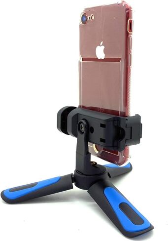 حامل الهاتف الذكي SNAP-II من إكسسوارات بيسكس ومثبت قبضة اليد الصغيرة ومجموعة محول حامل ثلاثي القوائم GOPRO لكاميرا الحركة والهواتف الذكية (يناسب جميع هواتف Hero 8 7 6 i Session Phone 14 13 12 11 PRO MAX Galaxy S20 S21) in Kuwait
