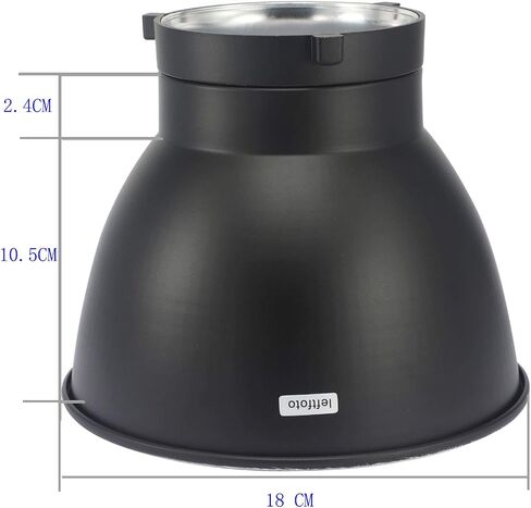 7" / 18cmStandard Reflector Diffuser for Bowens Mount Studio Strobe Flash Light Speedlite in Saudi Arabia