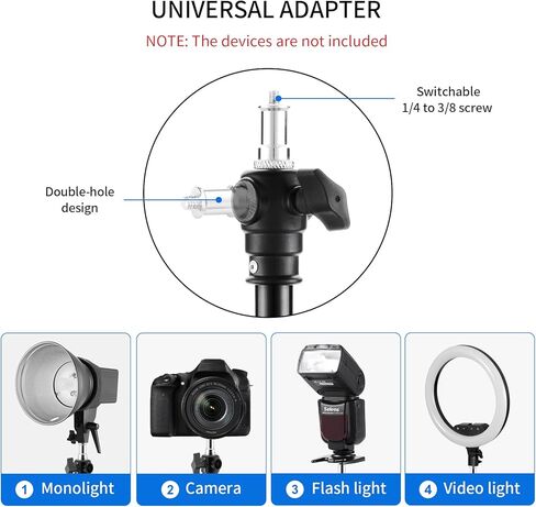 Selens Camera Wall Mount Ring Light Boom Arm, Overhead Light Mounting for Photo Studio Video Ring Light, Strobe Light, Flash, Softbox, Reflector, Max Length 39inch in Saudi Arabia