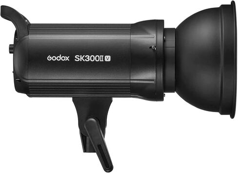 Godox SK300II-V SK300IIV 300Ws Professional Studio Strobe Flash Light,GN58 0.1-1.5S Recycle Time,2.4G X System,Bowens Mount with 10W LED Modeling Lamp for Wedding,Portrait,Fashion,Product Photography in Saudi Arabia