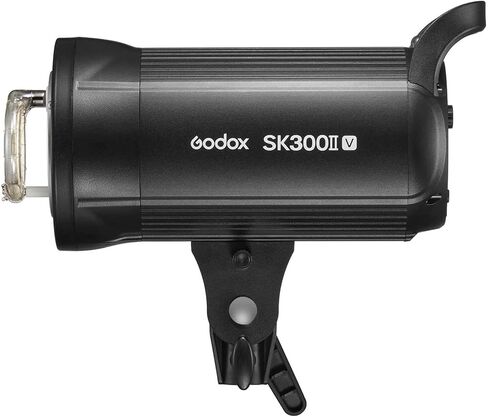 Godox SK300II-V SK300IIV 300Ws Professional Studio Strobe Flash Light,GN58 0.1-1.5S Recycle Time,2.4G X System,Bowens Mount with 10W LED Modeling Lamp for Wedding,Portrait,Fashion,Product Photography in Saudi Arabia