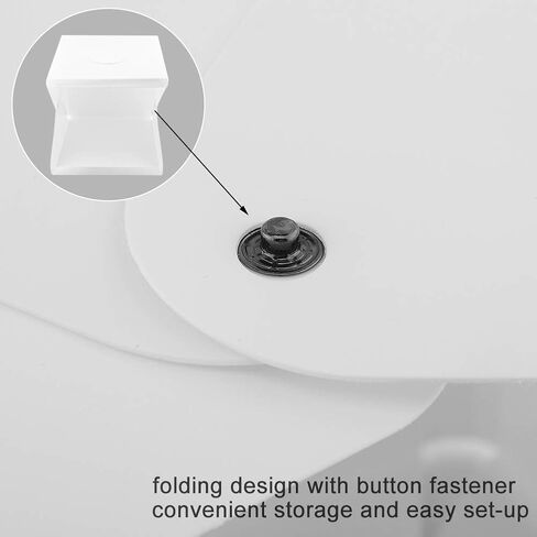قماش خلفية استوديو تصوير صغير، 40 × 40 × 40 سم / 15.75 × 15.75 × 15.75 بوصة LED، قابلة للطي، خلفية صندوق خيمة إضاءة لشحن USB مثالية لتصوير المنتجات الصغيرة in Kuwait