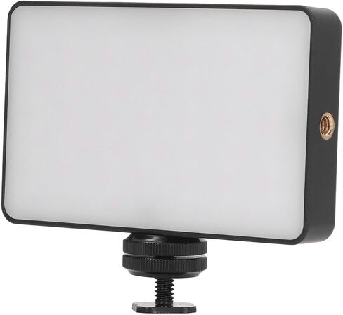 RGB Video Light, Portable LED Camera Full Color Light Panel, 3000mAh Rechargeable, 2500K to 9000K Dimmable Panel Lamp, for Vlogging, Photography, Video Conference in Saudi Arabia