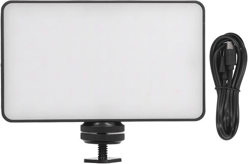 RGB Video Light, Portable LED Camera Full Color Light Panel, 3000mAh Rechargeable, 2500K to 9000K Dimmable Panel Lamp, for Vlogging, Photography, Video Conference in Saudi Arabia