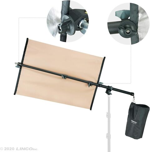 LINCO Lincostore Studio Lighting Photography Photo Boom Arm with Reflector Holder Clamp and 5 in 1 Color 20x28 inch Reflector Panel (not Including The Stand) C001KBRP in Saudi Arabia