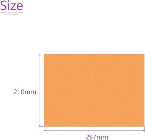 DMiotech 10Pcs Correction Gel Light Filter Overlay Transparent Plastic PVC Sheets Matte Orange for Photo，Film,Video in Saudi Arabia