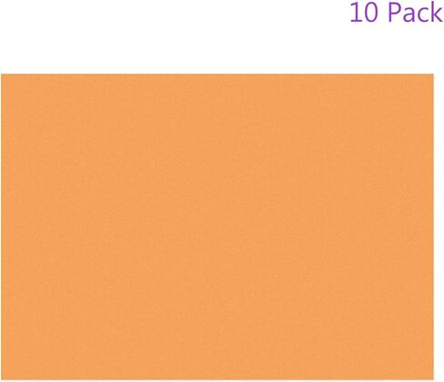DMiotech 10Pcs Correction Gel Light Filter Overlay Transparent Plastic PVC Sheets Matte Orange for Photo，Film,Video in Saudi Arabia