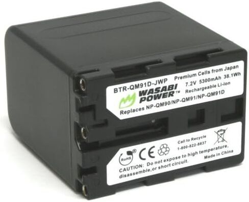 Wasabi Power Battery for Sony NP-QM91D in Saudi Arabia