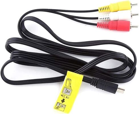 V BESTLIFE 1.55m / 61inch Multi AV Cable Camera Camcorder Connecting Cable for Sony HDR-PJ220/CX230/CX220/PJ240/CX240, Black in Saudi Arabia