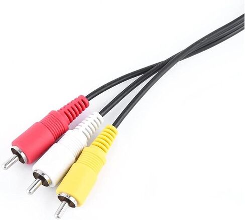 V BESTLIFE 1.55m / 61inch Multi AV Cable Camera Camcorder Connecting Cable for Sony HDR-PJ220/CX230/CX220/PJ240/CX240, Black in Saudi Arabia