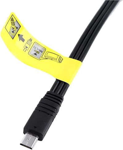 V BESTLIFE 1.55m / 61inch Multi AV Cable Camera Camcorder Connecting Cable for Sony HDR-PJ220/CX230/CX220/PJ240/CX240, Black in Saudi Arabia