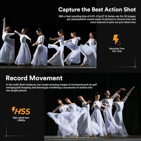 Godox QT400III QT400IIIM Studio Flash Monolight، 2.4G لاسلكي 1/8000s HSS 400Ws إضاءة تصوير فوتوغرافي، 0.01-0.9s إعادة التدوير، Bowens Mount Strobe Light للاستوديو، الموقع، الصورة، الزفاف in Kuwait