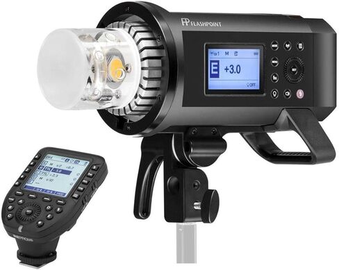 Flashpoint XPLOR 600PRO HSS مصباح أحادي يعمل بالبطارية مع جهاز إرسال R2 Pro MarkII 2.4 جيجا هرتز لكاميرات Canon in Kuwait