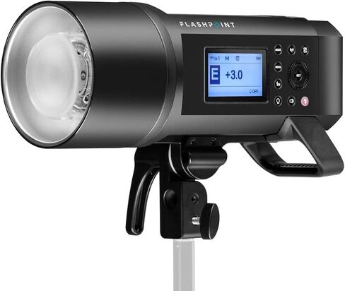 Flashpoint XPLOR 600PRO HSS مصباح أحادي يعمل بالبطارية مع جهاز إرسال R2 Pro MarkII 2.4 جيجا هرتز لكاميرات Canon in Kuwait
