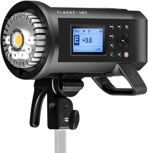 Flashpoint XPLOR 600PRO HSS مصباح أحادي يعمل بالبطارية مع جهاز إرسال R2 Pro MarkII 2.4 جيجا هرتز لكاميرات Canon in Kuwait