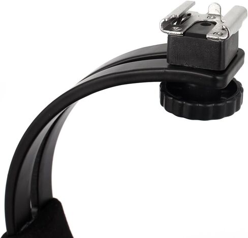 Qtqgoitem Black C Shaped Flash Hot Shoe Mount Bracket for Digital Camera DC (Model: 5f0 fd2 2ef 374 de2) in Kuwait