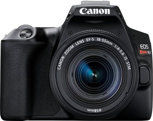 حزمة Canon Rebel SL3: تتضمن عدسة STM مقاس 18-55 مم، وحامل ثلاثي قوي، وبطاقة ذاكرة سعة 64 جيجابايت، وحقيبة حمل متينة، ومجموعة مرشحات مكونة من 3 قطع، لمنشئي المحتوى in Kuwait
