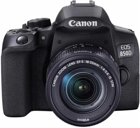 Canon EOS 850D/Rebel T8i Bundle: Includes 18-55mm is STM Lens + EF 75-300mm Lens + 420-800mm Lens + Sturdy Tripod, 64GB Memory Card, Durable Carry Case, and 3-Piece Filter Kit, for Content Creators in Saudi Arabia