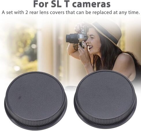 2Pcs Camera Rear Lens Cap, L Mount Camera Rear Lens Cap Accessory for SL T Cameras Premium Protection Perfect Fitting in Saudi Arabia