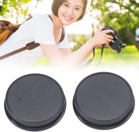 2Pcs Camera Rear Lens Cap, L Mount Camera Rear Lens Cap Accessory for SL T Cameras Premium Protection Perfect Fitting in Saudi Arabia