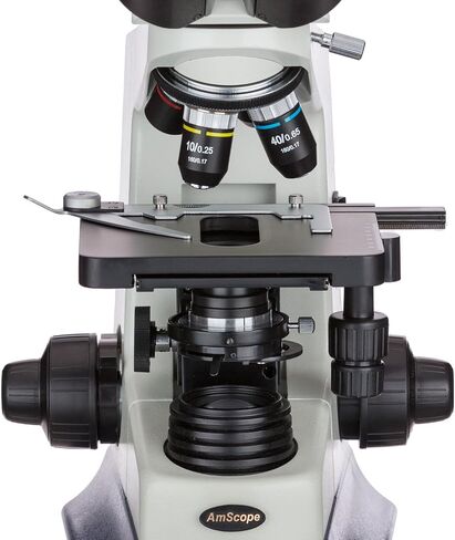 AmScope B590C Binocular Laboratory Compound Microscope 40X-2500X in Saudi Arabia