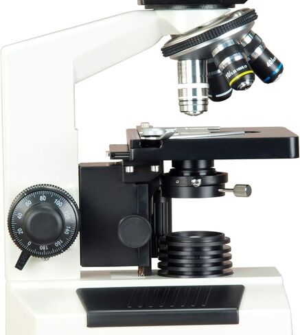 OMAX 40X-2000X Compound Binocular Microscope w Oil Darkfield Condenser+100X Plan Objective in Saudi Arabia