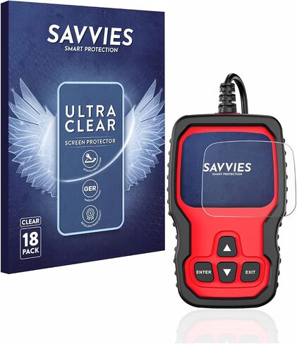 savvies Screen Protector Compatible with Ancel VD 500 Protection Film Clear 18-Pack in Saudi Arabia