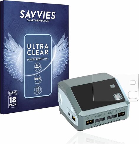 savvies Screen Protector Compatible with Skyrc D200 neo Protection Film Clear 18-Pack in Saudi Arabia
