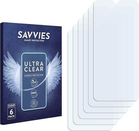 savvies Screen Protector Compatible with Gigaset GS5 Senior Protection Film Clear 6-Pack in Kuwait
