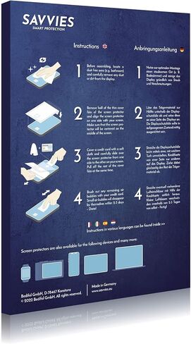 savvies Screen Protector Compatible with Gigaset GS5 Senior Protection Film Clear 6-Pack in Kuwait