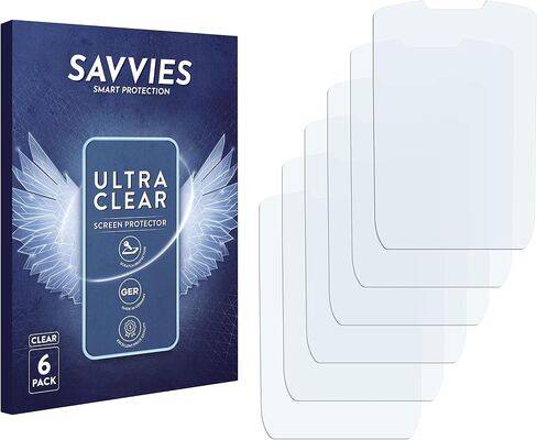 savvies Screen Protector Compatible with Unitech HT380 Protection Film Clear 6-Pack in Saudi Arabia
