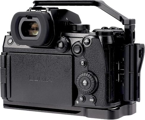 Foto4easy s5ii cage rig for Panasonic LUMIX S5II Mirrorless Camera,Includes Dual Universal Side Wooden Handle in Saudi Arabia