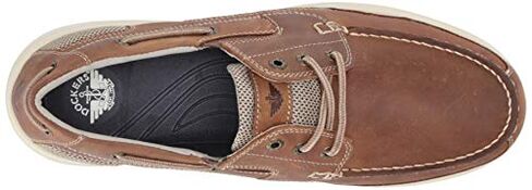 Dockers Men's Beacon Boat Shoe, Dark Tan, 10.5 Wide in Kuwait