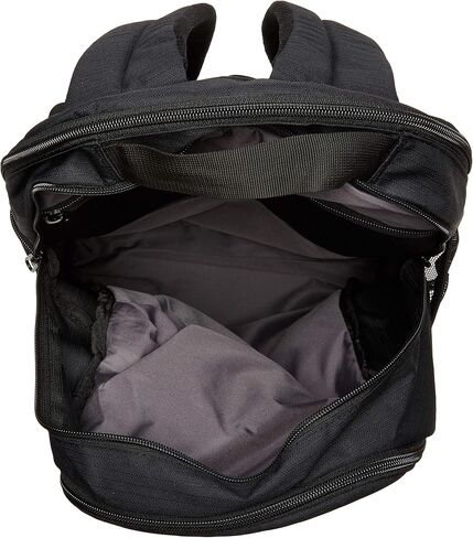 Nike Brasilia Medium Training Backpack for Women and Men with Secure Storage & Water Resistant Coating, Black/Black/White in Saudi Arabia