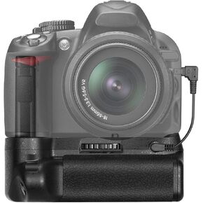 نيوير - 10003862 استبدال مقبض بطارية عمودية احترافي لكاميرا نيكون D3100/D3200/D3300/D5300 SLR الرقمية ، تعمل مع بطارية 1 أو 2 قطعة EN-EL14 in Saudi Arabia