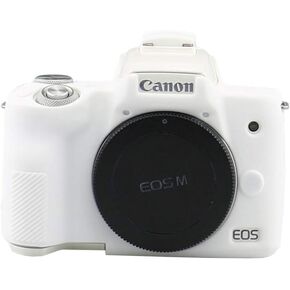 Easy Hood Camera Case for Canon EOS M50/M50 Mark II Digital Camera Black | Soft Silicone Case Cover, Anti-Scratch, Dustproof, Shockproof, Slim Fit, Lightweight, Easy to Install & Clean in Saudi Arabia