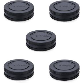 JJC E-Mount Body & Rear Lens Cap Cover for Sony, Replaces ALC-B1EM, 2-Pack | Compatible with Sony A1 II A7C II A7R VI V IV A7 V IV III A7S III A9III A6600 A6500 A6400 A6300 A6100 ZV-1 ZV-E10 in Saudi Arabia